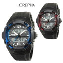 クレファー T-SPORTS ティースポーツ アナデジウオッチ 腕時計 TS-AD251-BL　TS-AD251-RD