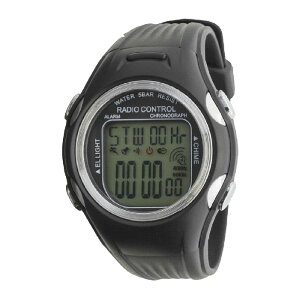 TELVA テルバ デジタルウオッチ 電波時計 腕時計 TE-D254-BK/TE-D254-RD