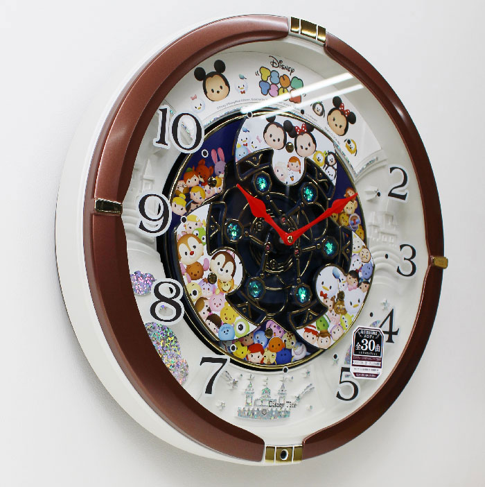楽天市場】セイコー ディズニータイム ツムツム からくり時計 掛け時計