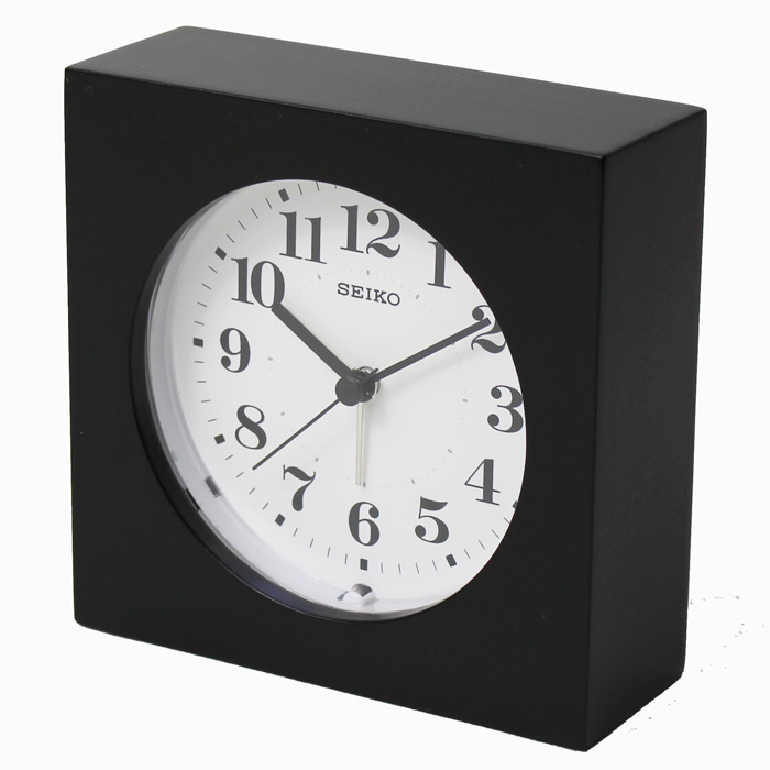 掛置兼用 Natural Style ボリュームアップ 電子音 送料無料 訳あり特価 セイコー 目覚まし時計 KR501Ｋ 木枠 品質が ナチュラルスタイイル 2021年製 あす楽対応 ウォールナット黒木地塗装 アラーム 置き時計 掛け時計