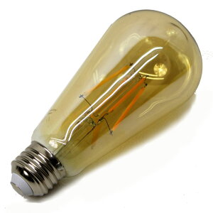 LEDd GW\v^ Ao[F tBgd 4W E26 AMBER ST64-4W-E26