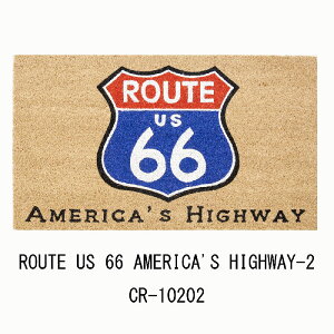 ���փ}�b�g �R�C���[�}�b�g �h�A�}�b�g ROUTE US 66 AMERICA'S HIGHWAY-2 CR-10202 �A�����J���G�݁@�D���Ƃ�