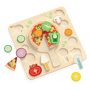 パズル 型はめ 形合わせ おままごと 木のおもちゃ 知育玩具 2歳 3歳 誕生日 プレゼント ピザパズル