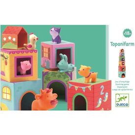 積み木 ブロック 紙製 積み重ね タワー フランス DJECO ジェコ 知育玩具 タパニファーム 出産祝い 1歳 2歳 誕生日 プレゼント 男の子 女の子