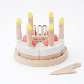 ままごと ケーキ 木製 おもちゃ make a wish dou 木のおもちゃ ケーキ屋さん お店屋さん ごっこ 遊び パティシエ 3歳 4歳 5歳 誕生日 プレゼント 男の子 女の子 出産祝い おままごと セット 知育玩具