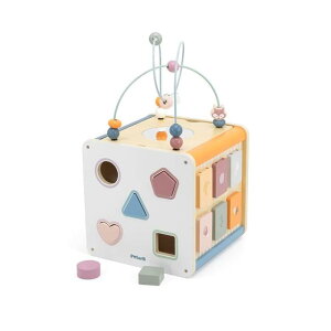 知育玩具 1歳半 2歳 18ヶ月 ポーラービー 8イン1アクティビティボックス 出産祝い 誕生日 プレゼント 男の子 女の子 あそび箱 ルーピング おもちゃ ビーズコースター 型はめ