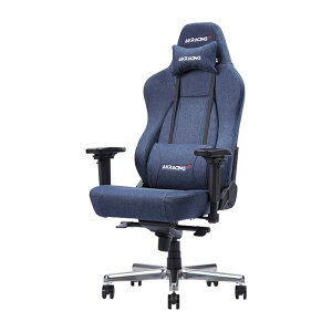 【ポイント9倍!今晩20時開始!】オフィスチェア シンプル AKRacing ゲーミングチェア Premium Denim かっこいい 疲労軽減 座面チルト機能 ヘッドレスト付き リクライニング機能 耐久性 ゲーム