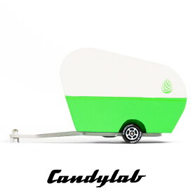 【ポイント9倍！今晩20時開始】ニューヨーク・ブルックリン発 Candylab(キャンディラボ) Pinecone Camper CND C479 トイカー ミニカー トレーラー 子供 木製 キャンプ 牽引 けん引 おうち遊び ジオラマ 海外 輸入 玩具 男の子 木のおもちゃ おしゃれ