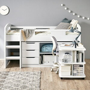 【ポイント9倍!今晩20時開始!】システムベッド Shelm4(シェルム4) 8色対応 ロフトベッド ロフトベット システムデスク システムベッドデスク デスクベッド ロータイプ 机付き 学習机 学習デ