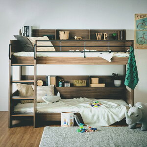 【ポイント7倍!30日限定】【ディスプレイを楽しめるサイド宮棚付】宮付き コンパクト 二段ベッド Flam(フラム) 6色対応 2段ベッド 二段ベット 2段ベット 宮付 棚 子供用ベッド ベッド 木製 パ