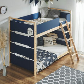 【ポイント8倍！今晩20時開始】二段ベッド 2段ベッド 木製 天然木 シンプル コンパクト おしゃれ 耐震仕様 一体型 頑丈 大人用 子供用 収納付き 二段ベット 2段ベット すのこベッド 北欧風 安全設計 耐荷重300kg 新生活 Orit(オリト) 4色対応