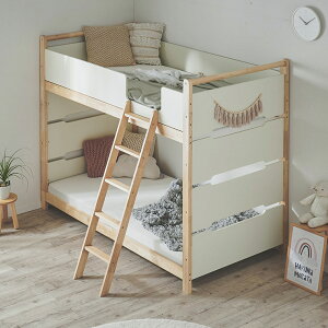 二段ベッド 木製 天然木 Orit(オリト) 4色対応 おしゃれ 耐震仕様 一体型 頑丈 収納付き すのこベッド コンパクト 北欧風 シンプル 安全設計 はしご付き 斜めはしご 大人用 子供用 耐荷重300kg