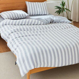 【NERUS 正規品 ネルス】布団カバーセット シングル 150x210cm おしゃれ 布団カバー 3点セット Reich(ライク) 5色対応 掛布団カバー ボックスシーツ 枕カバー 綿 ガーゼ 洗える オールシーズン