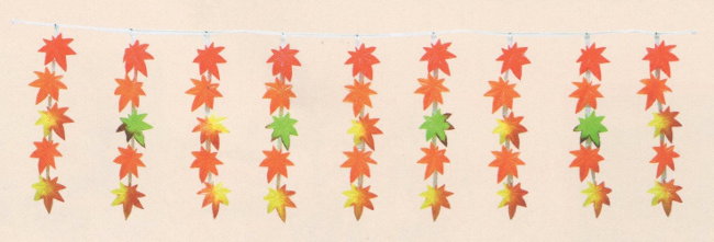 秋のお祭りの飾り もみじフレンジ 最新デザインの 超人気 専門店