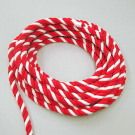 紅白ロープ（紅白ひも） 太さ2cm 切り売り