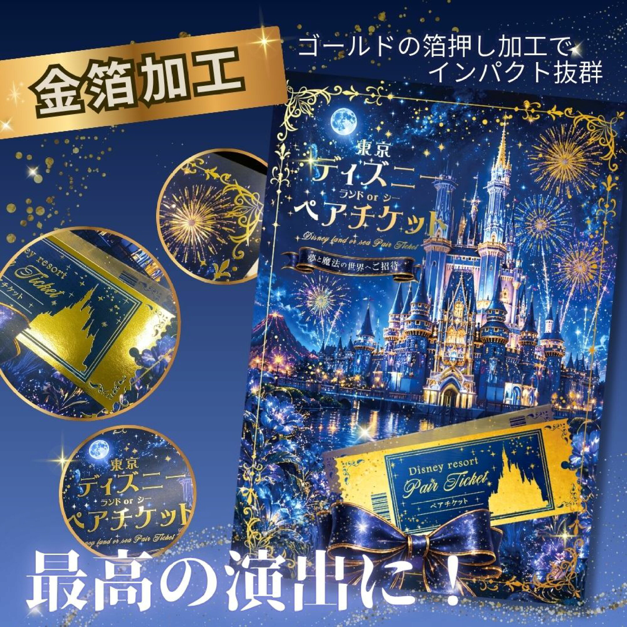ディスニー金ぴかパネル