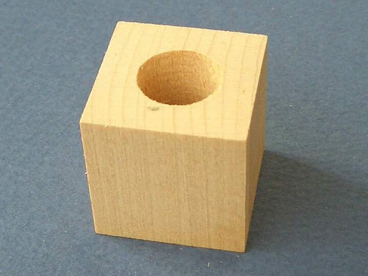 楽天市場】☆基本ブロック U41 立方体／穴付き 【30x30x30mm 