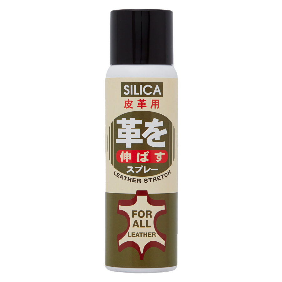 SILICA 革を伸ばすスプレー 皮革用 100ml<br>革 皮 レザー  靴 ブーツ 幅伸ばし ストレッチ is-fit モリト<br><br>