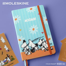 【モレスキン公式店 限定ショッパー付】 モレスキン ムーミン ノートブック ハードカバー ラージサイズ 横罫 ライトブルー SKNTBHL8079MOO01 限定 モレスキンノート ムーミン トーベ ヤンソン MOOMIN 北欧 ギフト プレゼント