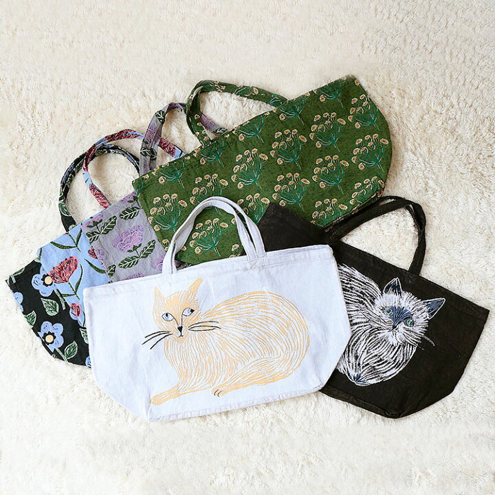 楽天市場 マーケットバッグ 松尾ミユキ 松尾みゆき 猫 ねこ ネコ キャット 花 買い物 ショッピングバッグ バッグ エコバッグ 大きめ ファッション ファッション雑貨 北欧雑貨 便利 イラスト 北欧 テイスト おしゃれ かわいい 贈り物 プレゼント ギフト 女性 誕生日 結婚