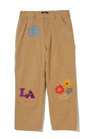 セール40%OFF XLARGE エクストララージ 101231031008 DAISY DOUBLE KNEE WORK PANTS XLARGE ワークパンツ KHAKI 正規通販 メンズ レディース