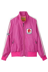 HYSTERIC GLAMOUR ヒステリックグラマー 01241AB05 GLAMOUR POWERワッペン スタンドカラーブルゾン PINK 正規通販 レディース