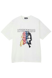 HYSTERIC GLAMOUR ヒステリックグラマー 02241CT08 HAVE MORE FUN刺繍 Tシャツ WHITE 正規通販 メンズ