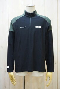 yzTFW49 eB[Gt_u[tH[eB[iC T102420017 L/S HALF ZIP MOCKNECK OX[un[tWbvbNlbN BK × KH Kʔ Y St