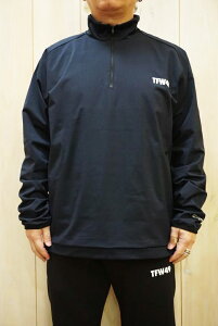 yzTFW49 eB[Gt_u[tH[eB[iC T042420009 REVERSIBLE STRETCH HALF ZIP o[VuXgb`n[tWbv BLK × NVY Kʔ Y St