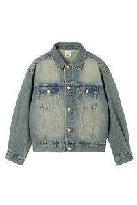 X-girl �G�b�N�X�K�[�� 105263021006 LOGO MARK STITCHED DENIM JACKET �f�j���W���P�b�g LtINDIGO ���K�ʔ� ���f�B�[�X