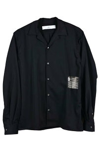DELAY �f�B���C DP1-SH-001 will shirts �I�[�v���J���[�V���c BLACK ���K�ʔ� �����Y