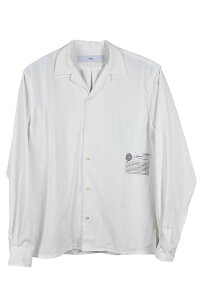 DELAY �f�B���C DP1-SH-001 will shirts �I�[�v���J���[�V���c WHITE ���K�ʔ� �����Y