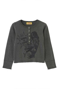 HYSTERIC GLAMOUR �q�X�e���b�N�O���}�[ 01261NS02 BORN TO LOSE �v���I�[�o�[ CHACOAL GRAY ���K�ʔ� ���f�B�[�X