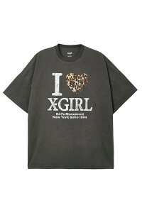 �Z�[��20%OFF X-girl �G�b�N�X�K�[�� 105262041009 FADED I LOVE X-GIRL S/S BIG TEE DRESS T�V���c�����s�[�X BLACK ���K�ʔ� ���f�B�[�X