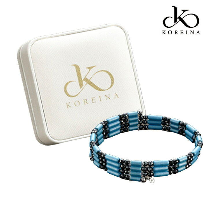 楽天市場】【正規取扱店】KOREINA コレイナジュエリー アイスブルー 【新品】KOREINA ブレスレット 健康 アクセサリー