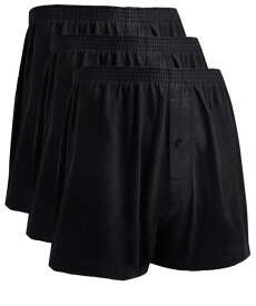 【圧倒的リピート率】 サラサラ ニット トランクス メンズ 下着 無地 大きいサイズ まとめ買い 3枚セット インナー アンダーウェア 前開き ボタンあり オールシーズン