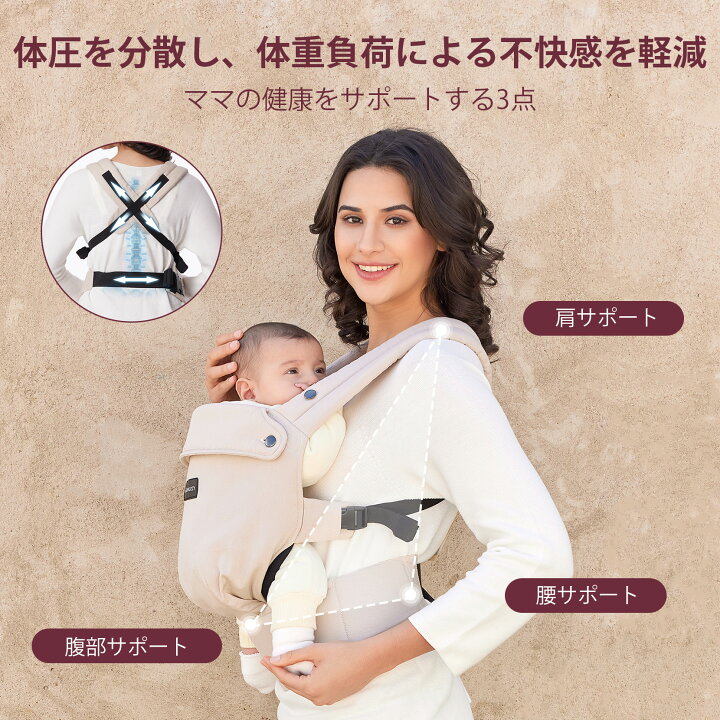楽天市場】【Momcozy】 ベビー 抱っこひも 抱っこ紐 新生児 ベビー 