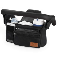 【Momcozy】ベビーカー用バッグ｜ドリンクホルダー｜大容量 ベビー収納·オムツポーチ｜インナーバッグ …