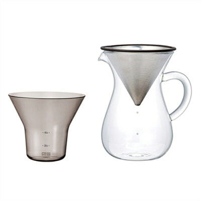 KINTOキントー:コーヒーカラフェセット(ステンレス)600ml