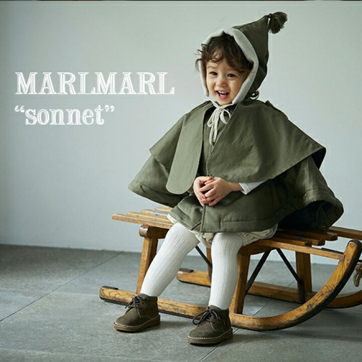 楽天市場】【全3色】MARLMARL マールマール：ケープ型アウター sonnet 