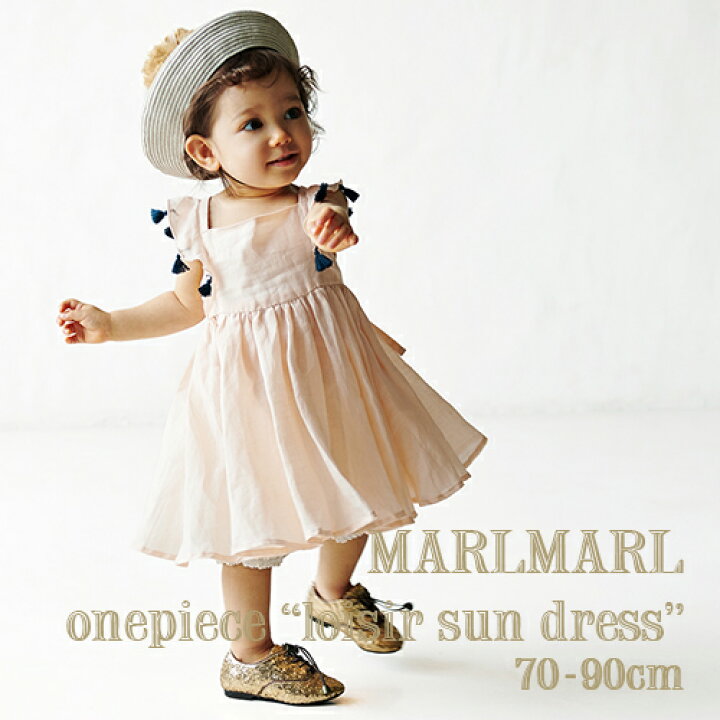 楽天市場】【全3色/ベビー】MARLMARL マールマール：ワンピース loisir 