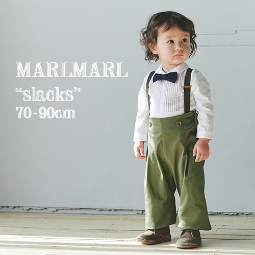 楽天市場】【全3色/ベビー】MARLMARL マールマール：slacks