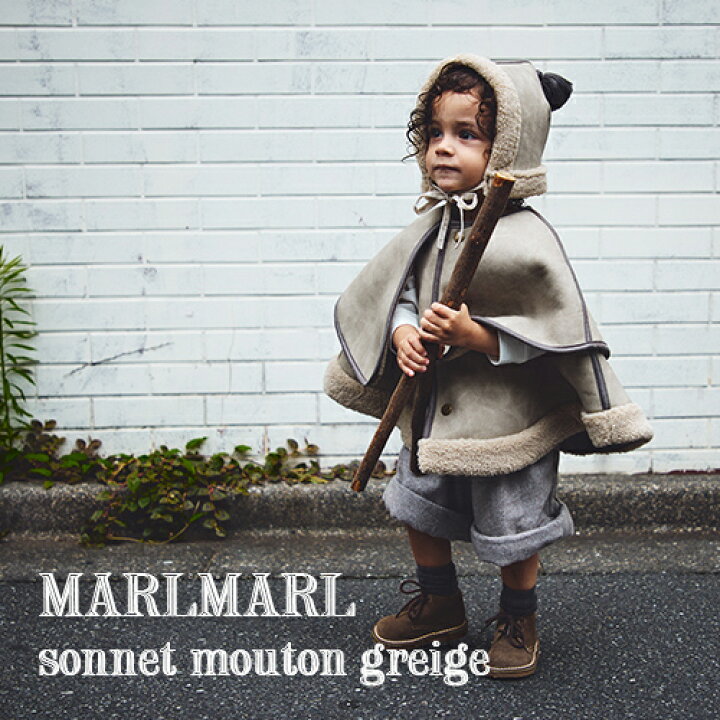 楽天市場】MARLMARL マールマール：ケープ型アウター sonnet mouton 