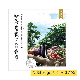 「産地直送カタログギフト 知多農家さんの食卓 2回お届けコース AOO」野菜 旬野菜 知多野菜 知多半島 贈答品 返礼品 ギフト 特化型カタログギフト 化粧箱入り 送料込み お返し 毎月届く仏事にも明るい用途にもカスタマイズ可能【全国送料無料】【包装のし完全無料】