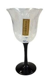 【在庫限り終了】【箱汚れなどのためアウトレット・B級品・訳あり】日本のものづくり 廣田硝子 大正浪漫硝子 ピルスナー 水玉 80ml バラ(TR-34BK-2) 【返品交換キャンセル不可・先様（お相手様）配送不可・のし包装不可・予約商品との同一梱包不可】