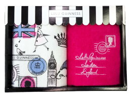 【アウトレット・訳あり・B級品・在庫限り終了】LULU GUINNESS(ルルギネス)LGロンドンゲストタオルセット2枚組P VG15043【返品交換キャンセル不可・先様配送不可・包装のし不可・ギフト配送不可・予約商品との同一梱包不可商品】