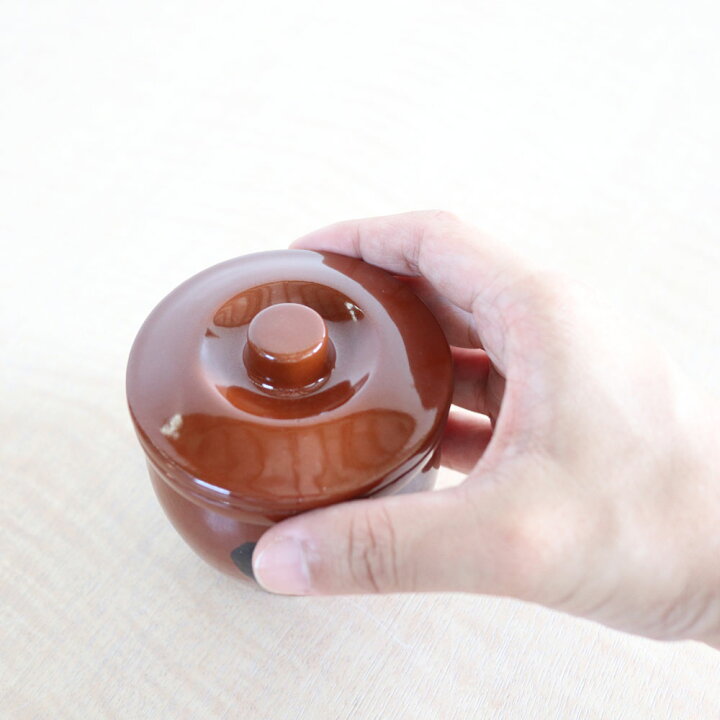 楽天市場】国産 甕(かめ) 壷 蓋付き 1合 / 180ml 常滑焼 日本製 山源窯 