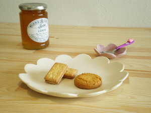 RINKA 17.5cmプレート 輪花皿 常滑焼 日本製