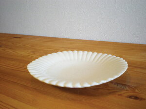 RINKA プレート 21cm 輪花皿 常滑焼 日本製