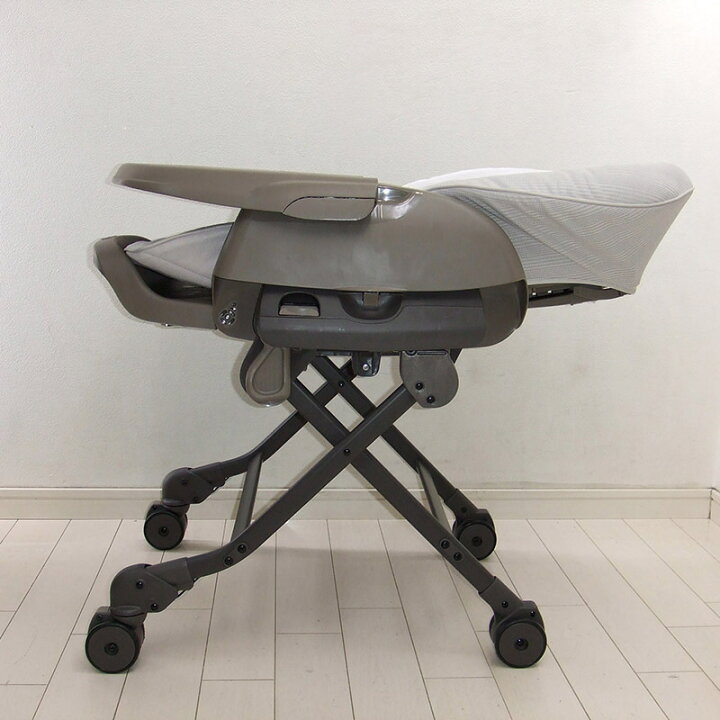 楽天市場】美品 手動 ハイローチェア 中古 コンビ ネムリラ ラック 